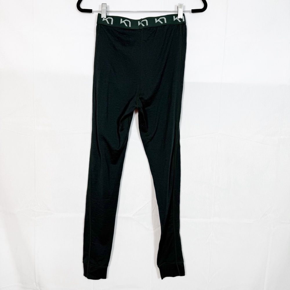 Kari Traa Klara High Waisted Baselayer Pants 100% Merino Wool - Pine Green - Picture 4 of 11